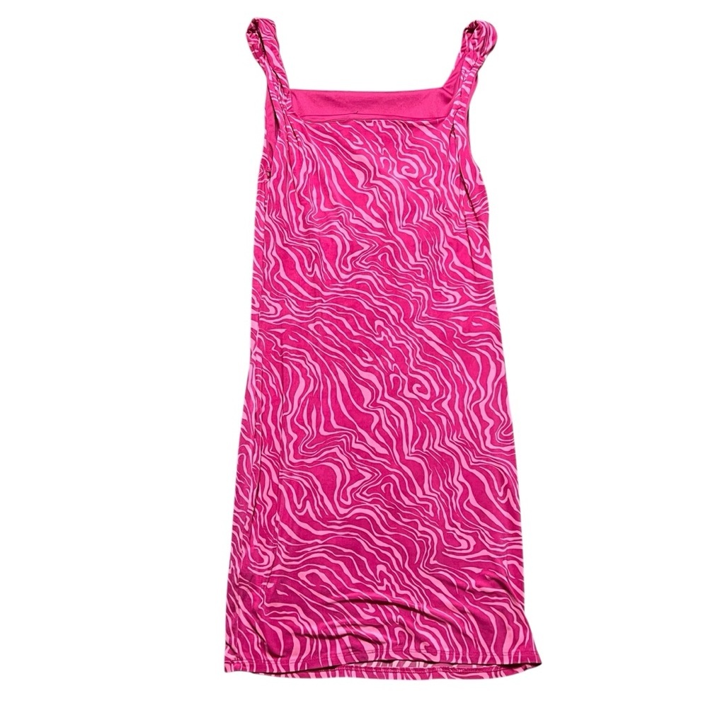 Forever 21 Zebra Pink Print Women’s Size M Stretch Y2K NWOT
